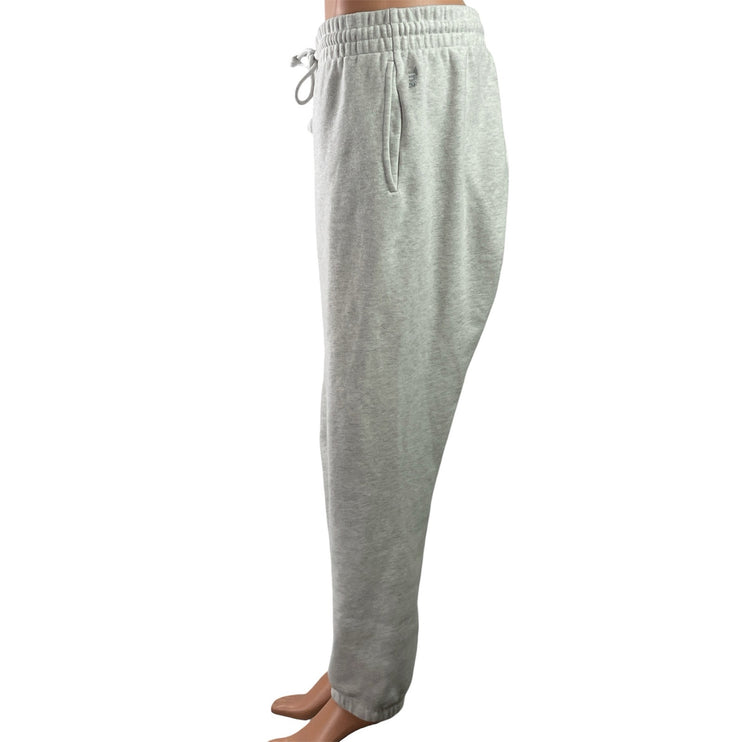 Aritzia TNA Cozy Fleece Gray Elastic Waist Tapered Lounge Jogger Sweat Pants S