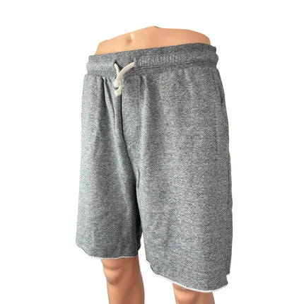 Zapalla Men's Gray Drawstring Pocket Workout Gym Athletic Sweat Shorts Size M