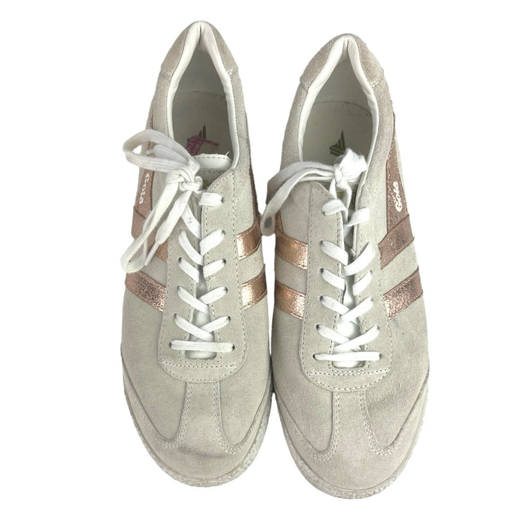 Gola Classics Women's Bullet Suede Tan Low Top Fashion Sneakers Trainers Shoes 9