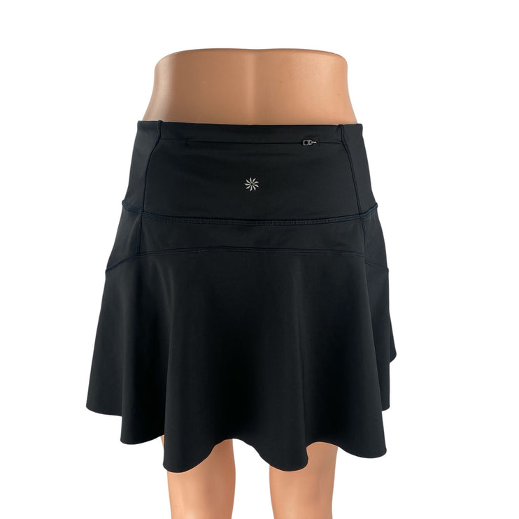 Athleta Ace Sports Athletic Activewear Skater Mini Flare A-Line Skort Skirt Sz M