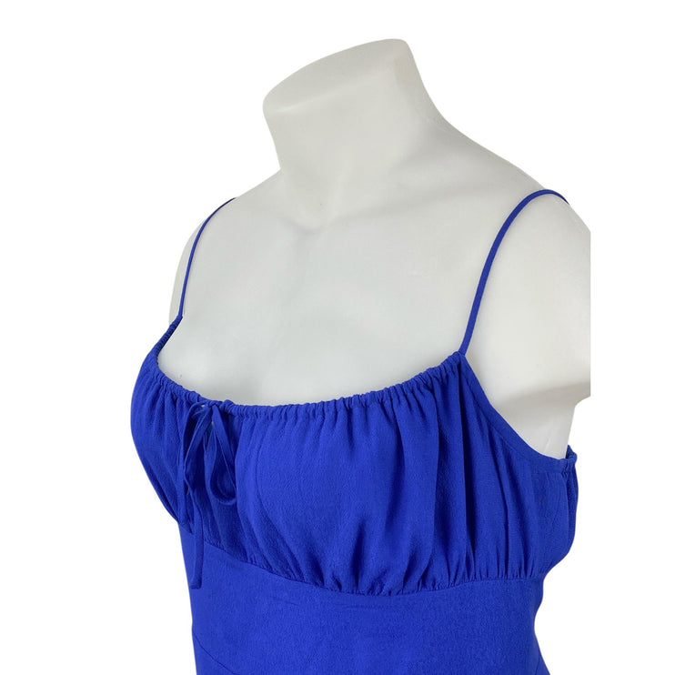 Aritzia Sunday Best Delilah Blue Sleeveless Mini Tank Flare A-Line Slip Dress XL