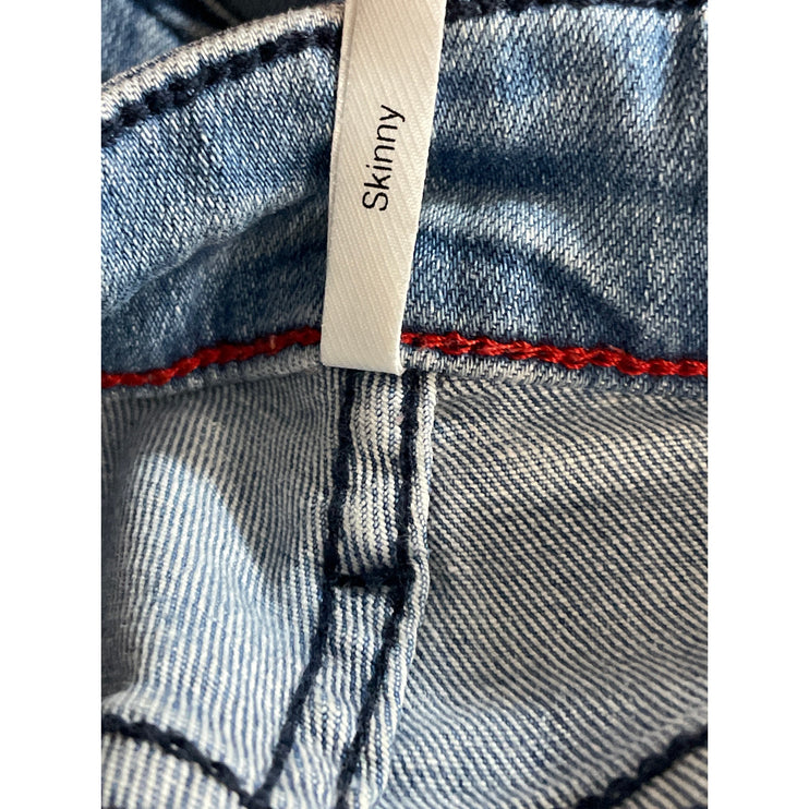 S.Oliver Women's Blue Medium Wash High Waisted Ankle Skinny Denim Jeans Size 36