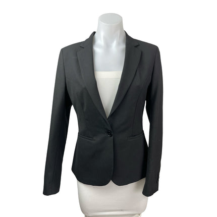Van Heusen Black Notched Collar Long Sleeve Single Breasted Blazer Coat Jacket S