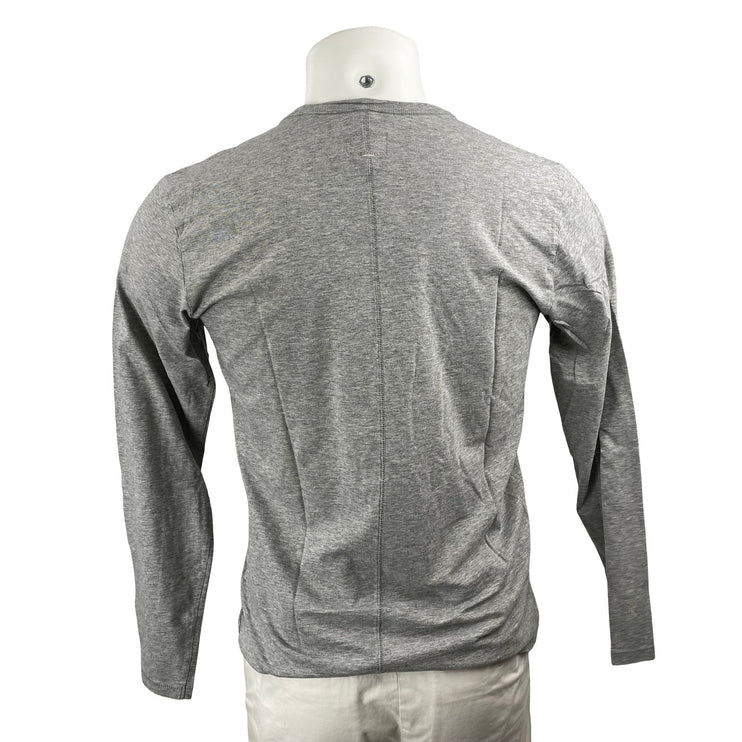 Rag & Bone Men's Gray Crew Neck Long Sleeve Sweater Sweatshirt Tee T-Shirt Top M