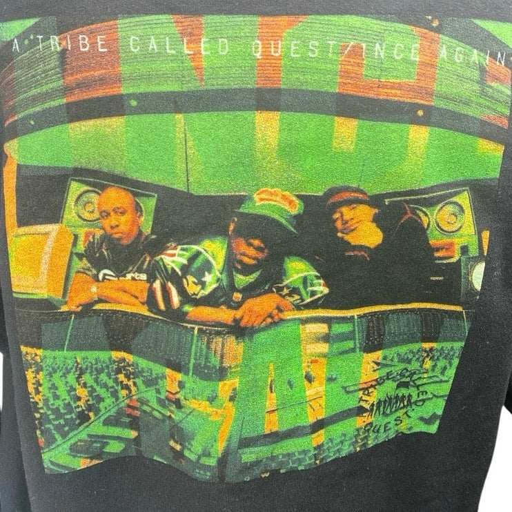 Goodie Two Sleeves ATCQ 1nce Again Hip Hop Band Hoodie Hooded Sweatshirt Size L