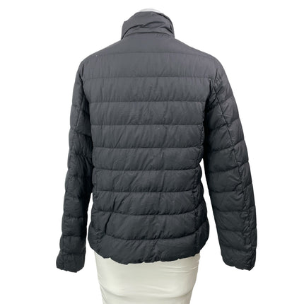 Uniqlo Black Long Sleeves Quilted Ultra Light Down Puffer Coat Jacket Size M