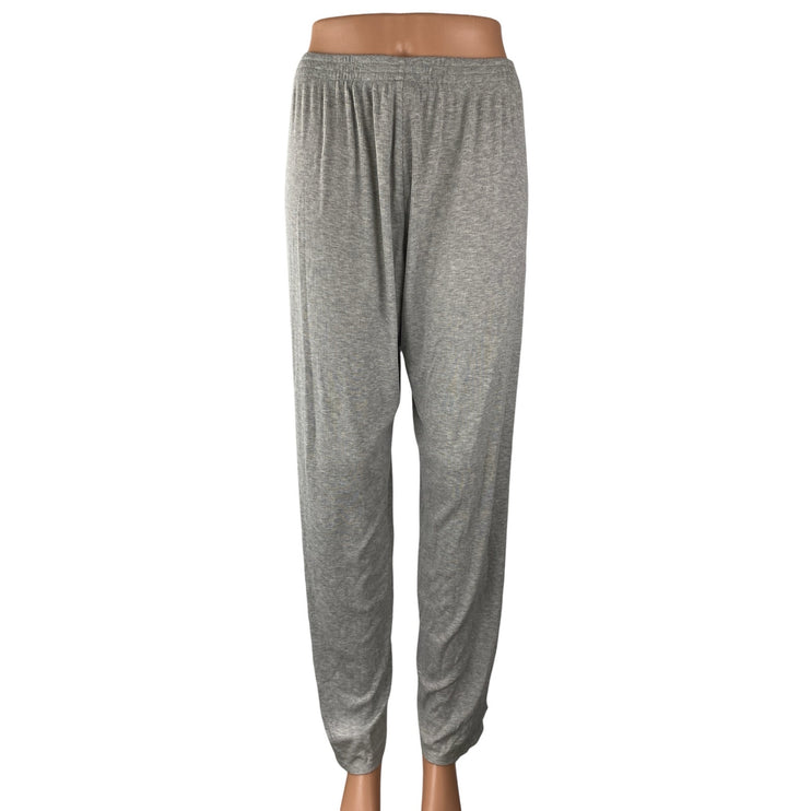 NAP 100% Cashmere Gray High Rise Yoga Athletic Activewear Trousers Sweat Pants M