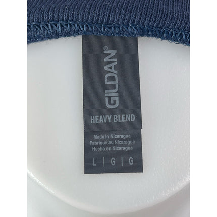 Gildan Boy Mom Women's Blue Crewneck Long Sleeve Sweater Sweatshirt Top Size L
