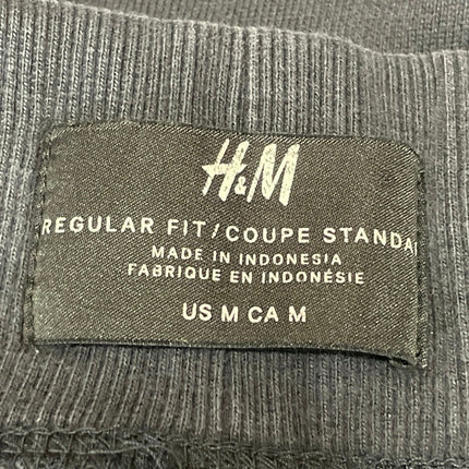 H&M Women's Navy Blue Drawstring High Rise Straight Bermuda Lounge Shorts Size M