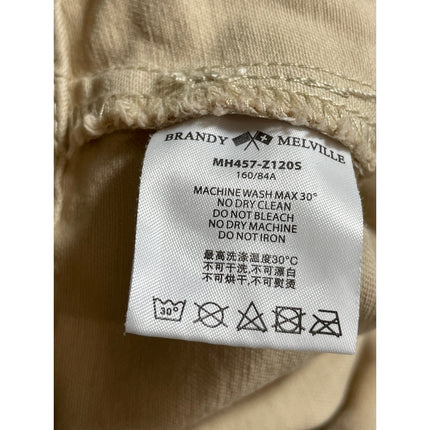 Brandy Melville Women's Khaki High Waisted Mini Straight Cargo Skort Skirt 2-4