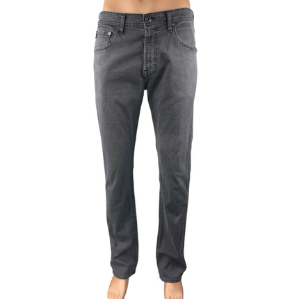 Adriano Goldschmied Matchbox Men's Black Slim Straight Denim Jeans Pants Size 34