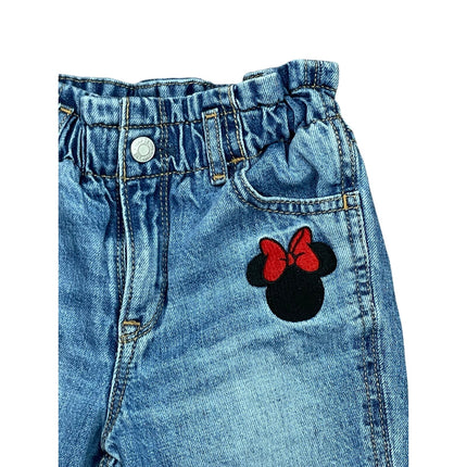 Disney for Baby GAP Girls' Minnie Mouse Embroidery Tapered Denim Jeans Pants 4YO