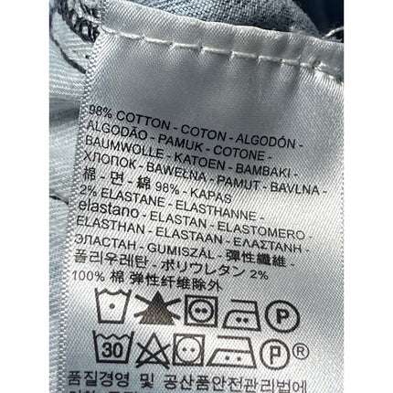 Levi's 502 Men's Blue Acid Wash High Waist Slim Straight Denim Jeans Pants Sz 33