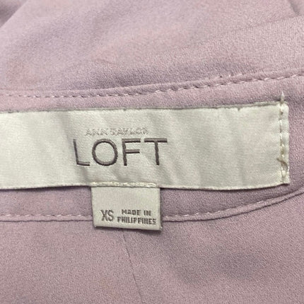Ann Taylor LOFT Women's Pink Sleeveless High Neck Keyhole Tank Blouse Top XS