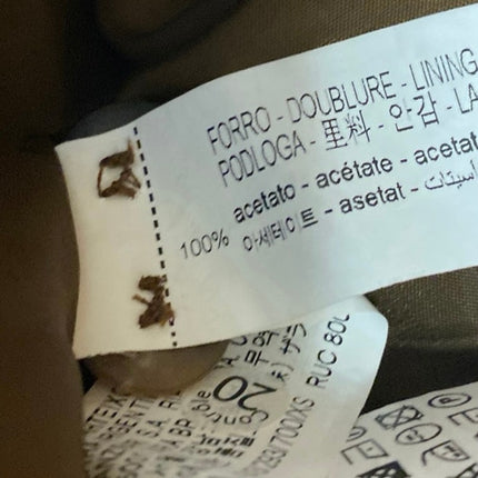 Zara Women's Brown Silky Satin Long Sleeve Button Down Crop Shirt Top Size XS