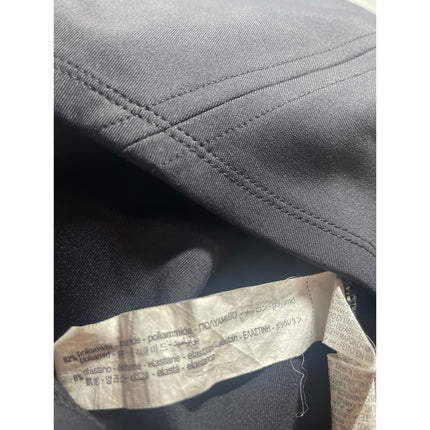 Zara Women's Black Pleated High Rise Mini Work Office Straight Pencil Skirt Sz L