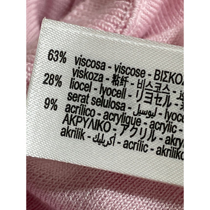 Zara Basic Drape Women's Pink Short Sleeve Mock Neck T-Shirt Tunic Blouse Top L