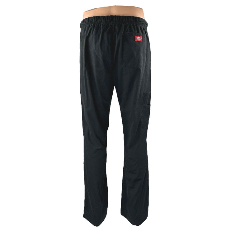 Dickies Men's Blue Drawstring High Waist Straight Trousers Cargo Pants One Size