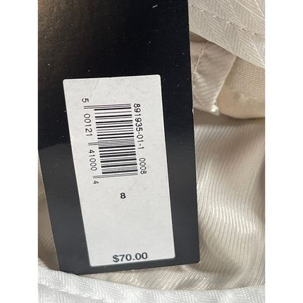 NEW Banana Republic Women's White High Rise Chino Khaki Bermuda Shorts Size 8