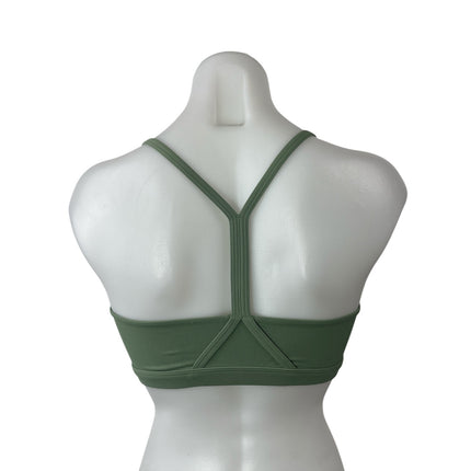 Gymshark Women's Green Yoga Workout Running Athletic Sports Bra Crop Top Size S