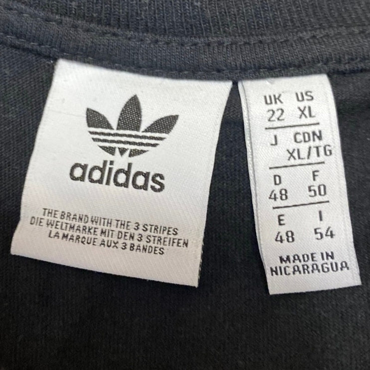 Adidas New York Women's Black Logo Graphic Short Sleeve T Shirt Tee Top Size XL