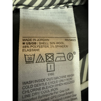 Banana Republic Ryan Women's Black Pleated Straight Trousers Dress Pants Size 4