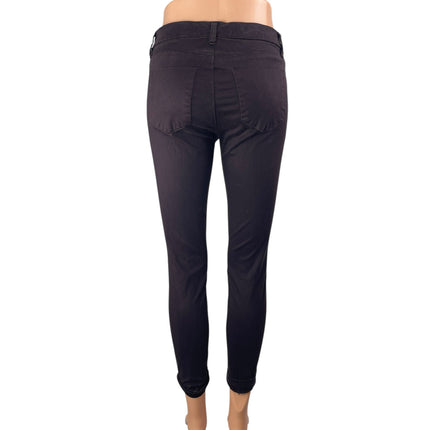 J Brand Women's Brown Mid Rise Slim Fit Skinny Leg Denim Jeans Pants Size 26
