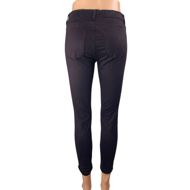 J Brand Women's Brown Mid Rise Slim Fit Skinny Leg Denim Jeans Pants Size 26
