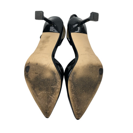 Marc Fisher Women's Black  Slingback Pointed Toe Stiletto Heels Pump Shoes Sz8.5