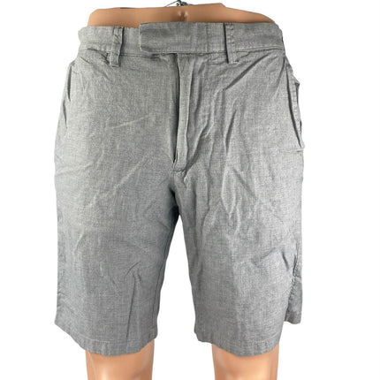 J.Crew Men's Gray Cotton Mid Rise Slim Straight Chino Khaki Bermuda Shorts Sz 31