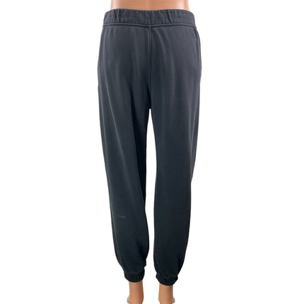 Lululemon Womens Black High Waisted Fleece Activewear Trouser Joggers Pants Sz 4