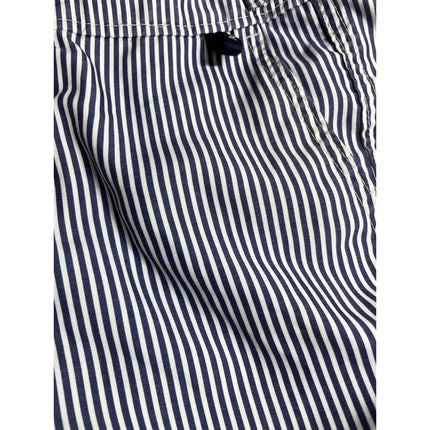 Abercrombie & Fitch Women's Blue White Stripe High Waisted Bermuda Shorts Size S