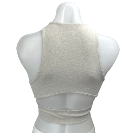 Outdoor Voices Tan Sleeveless Racerback Cami Camisole Activewear Crop Tank Top S