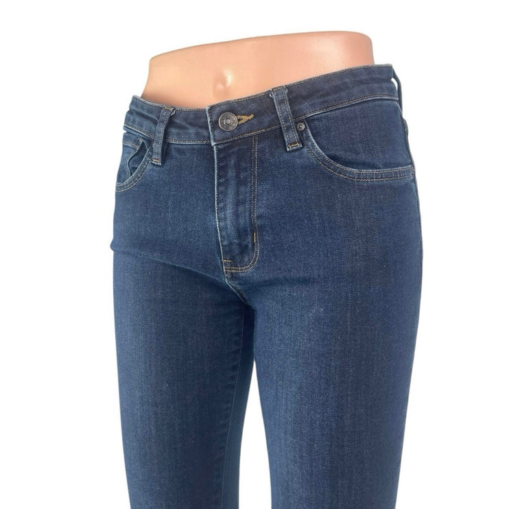 Dish Performance Women's Blue Mid Rise Dark Wash Skinny Denim Jeans Size 26x28
