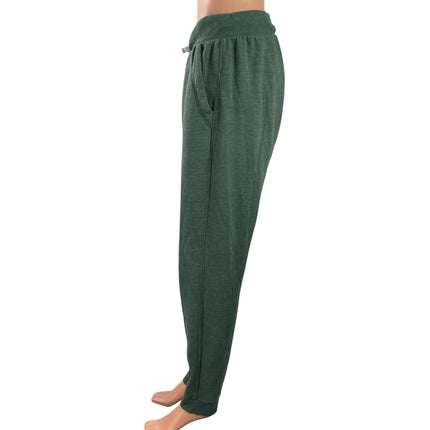 Marine Layer Women's Green Fleece Drawstring Tapered Jogger Sweat Pants Size S