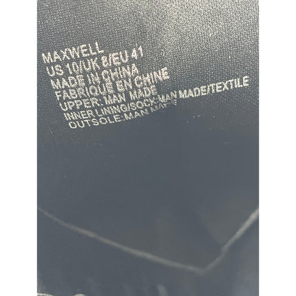 Maxwell Women's Black Leather Lace Up Round Toe Knee High Combat Riding Boots 8