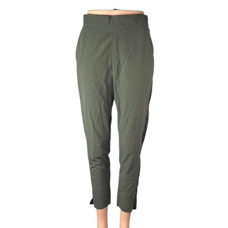 Athleta Brooklyn Ankle Women's Green High Waisted Tapered Trousers Pants Size 0