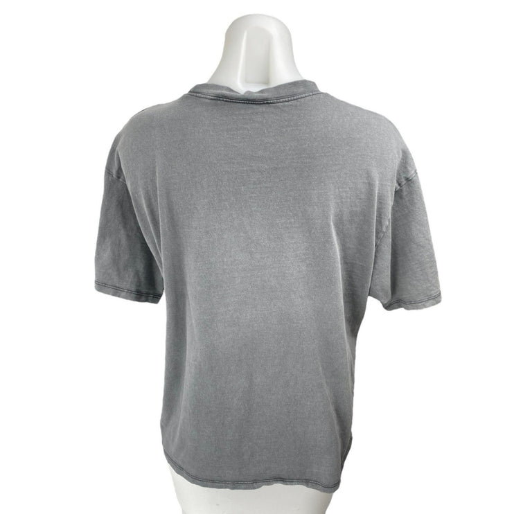 H&M Women's Gray Nirvana Graphic Print Short Sleeve Band T Shirt Tee Top Size M