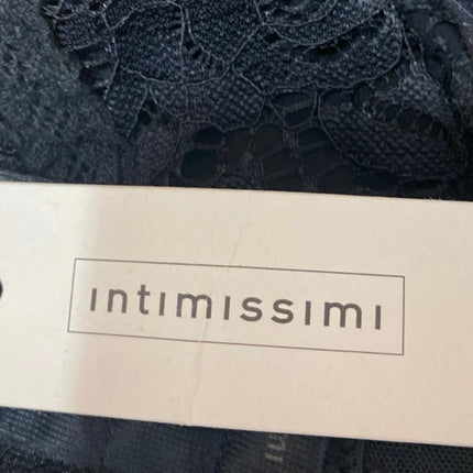 NEW Intimissimi Black Floral Lace Strappy Cami Camisole Lingerie Bra Top Sz 36B