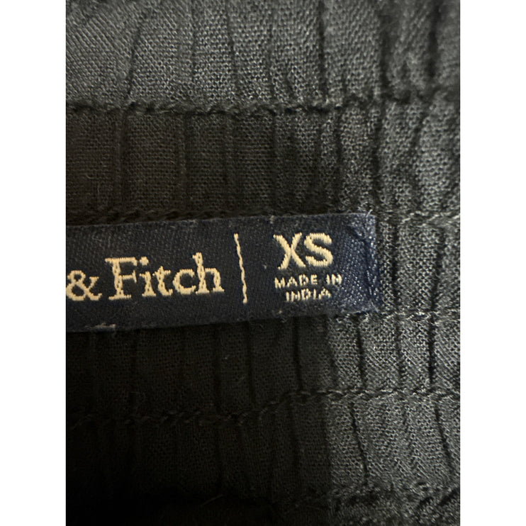 Abercrombie & Fitch Women's Black Elastic Waist Casual Lounge Beach Shorts Sz XS
