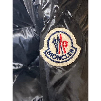 Moncler Women's Black Faux Fur Hoodie Long Sleeve Full Zip Puffer Coat Jacket 2