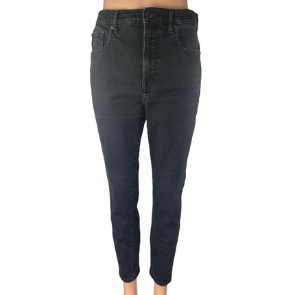 Everlane The High Rise Skinny Women's Black Cropped Casual Denim Jeans Size 31