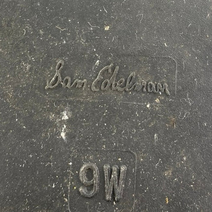 Sam Edelman Tinsley Women's Black Round Toe Slip On Chelsea Ankle Rain Boots 9W