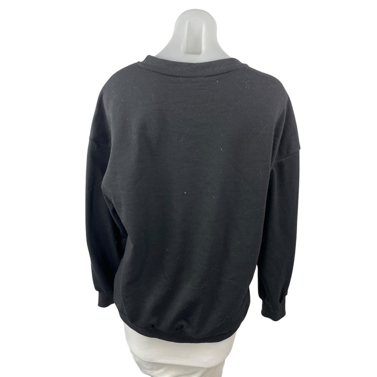 Wicked Movie Black Defying Gravity Graphic Long Sleeve Sweater Sweatshirt Top M