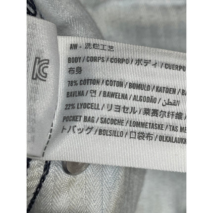 Abercrombie & Fitch Blue Loose Fit Baggy High Rise Straight Denim Jeans Pants 29