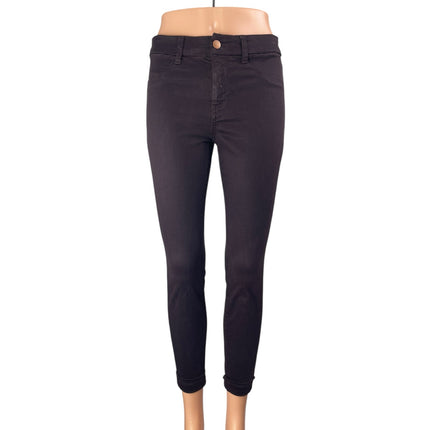 J Brand Women's Brown Mid Rise Slim Fit Skinny Leg Denim Jeans Pants Size 26