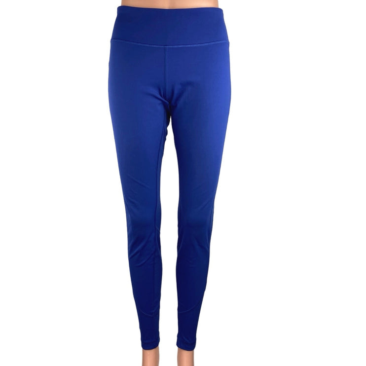 Lululemon Blue Low Rise Pull On Activewear Athletic Fitness Gym Ankle Leggings M