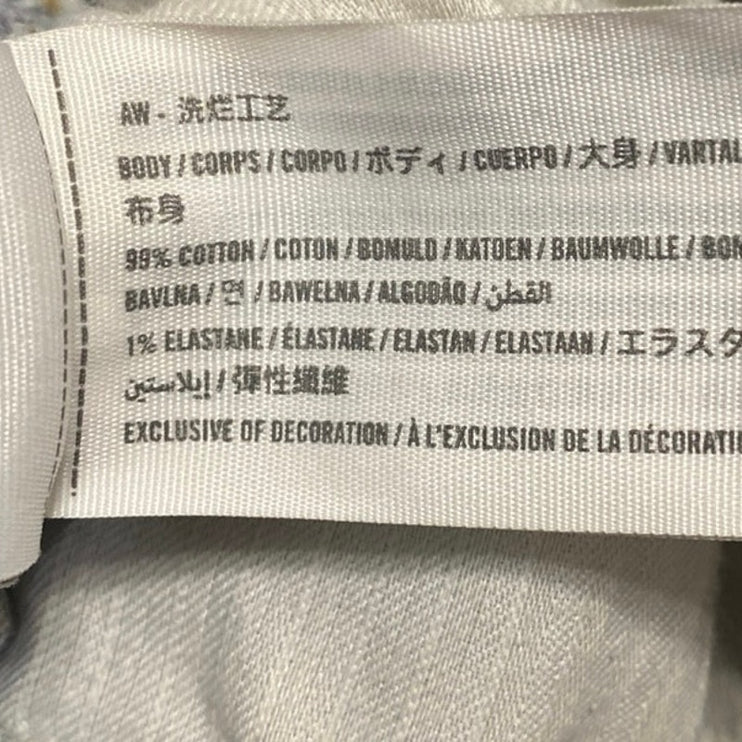 Abercrombie & Fitch The 90s Ultra High Rise Blue Distressed Denim Jeans Size 29