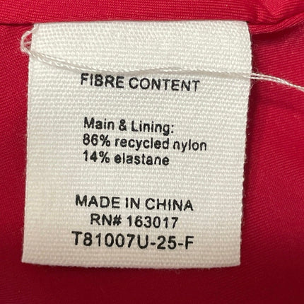 Princess Polly Womens Red Sleeveless Square Neck Stretch Crop Tank Top Size 6