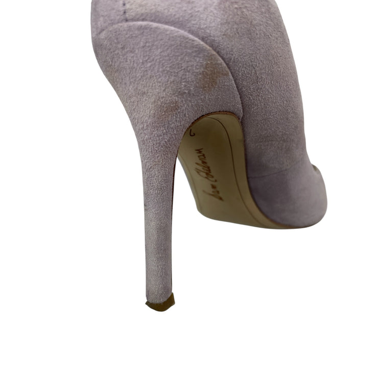 Sam Edelman Women's Brown Suede Slip On Pointed Toe Stiletto Heels Dress Shoes 7
